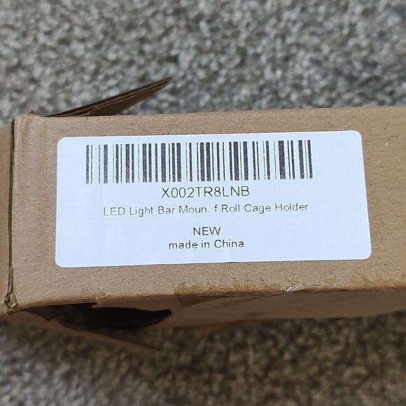 Brand New LED Light Bar Mounting Aluminum‎ Alloy Black Brackets - Picture 9 of 9